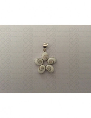 SP 0052 Pendant Shiva Eye Shell Silver