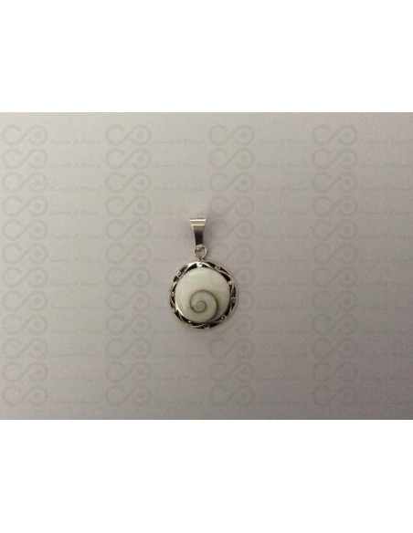 SP 0055 Pendant Shiva Eye Shell Silver