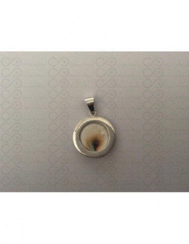 SP 0056 Pendant Shiva Eye Shell Silver