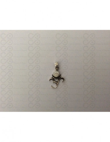 SP 0061 Pingente Olho Shiva Prata