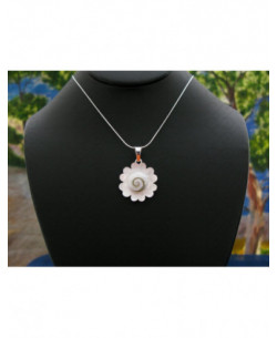 SP 0063 Pendant Shiva Eye Shell Silver