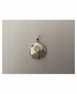 SP 0083 Pendant Shiva Eye Shell Silver 2