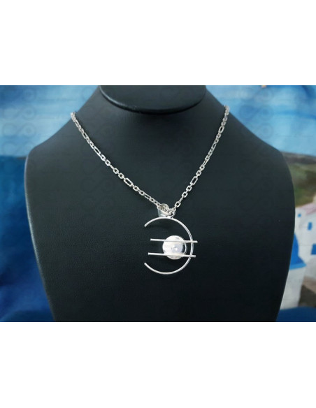 SP 0090 Pingente Olho Shiva Prata