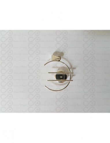 SP 0090 Pingente Olho Shiva Prata