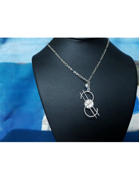 SP 0091 Pendant Shiva Eye Shell Silver