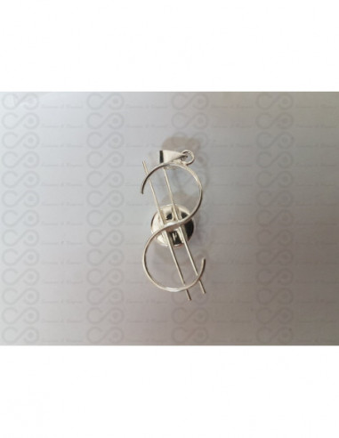 SP 0091 Pendant Shiva Eye Shell Silver