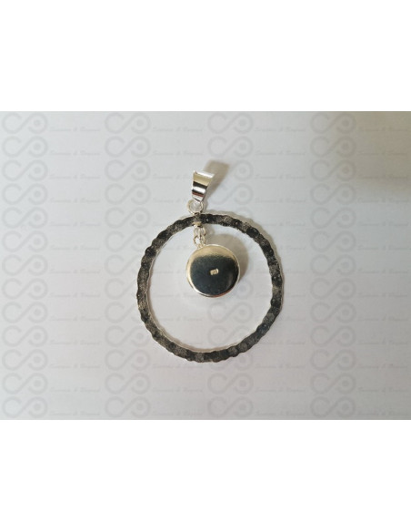 SP 0092 Pendant Shiva Eye Shell Silver