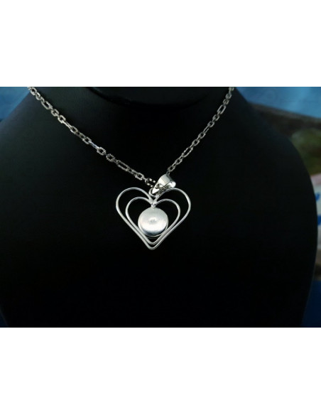 SP 0095 Pendant Shiva Eye Shell Silver