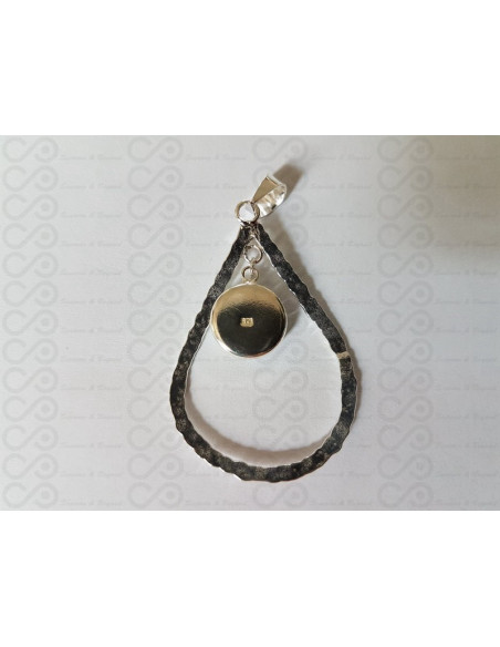 SP 0096 Pendant Shiva Eye Shell Silver