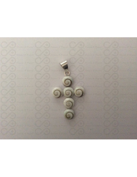 SP 0144 Pendant Shiva Eye Shell Silver