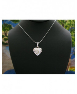 SP 0166 Pendant Shiva Eye Shell Silver