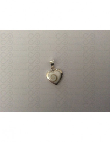SP 0166 Pendant Shiva Eye Shell Silver