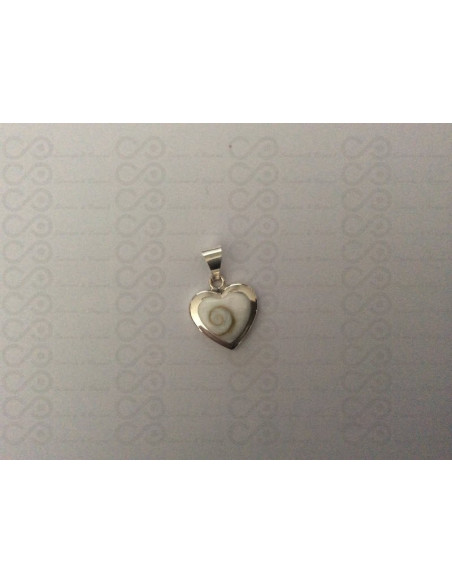 SP 0166 Pendant Shiva Eye Shell Silver