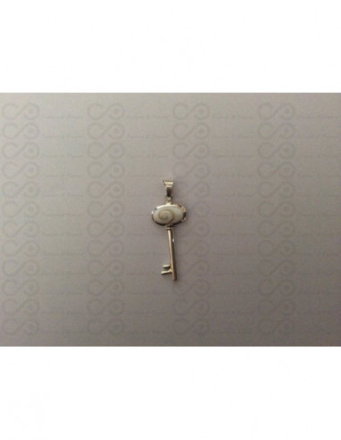 SP 0182 Pingente Olho Shiva Prata