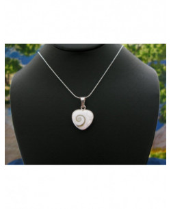 SP 0196 Pendant Shiva Eye Shell Silver