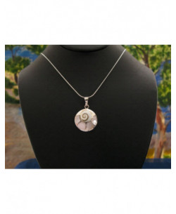 SP 0210 Pendant Shiva Eye Shell Silver