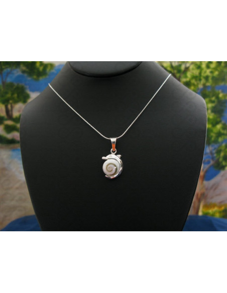 SP 0217 Pendant Shiva Eye Shell Silver