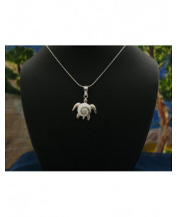 SP 0218 Pendant Shiva Eye Shell Silver