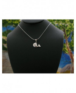 SP 0222 Pendant Shiva Eye Shell Silver