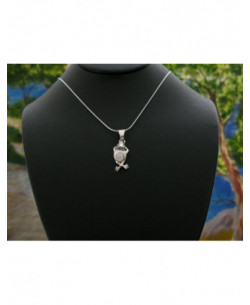 SP 0229 Pendant Shiva Eye Shell Silver