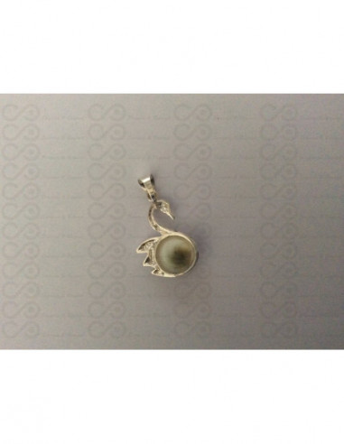 SP 0230 Anhänger Shiva Auge Silber