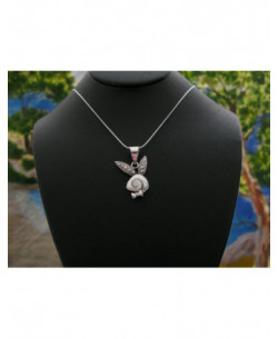 SP 0244 Pendant Shiva Eye Shell Silver