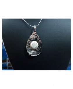 SP 0248 Pendant Shiva Eye Shell Silver