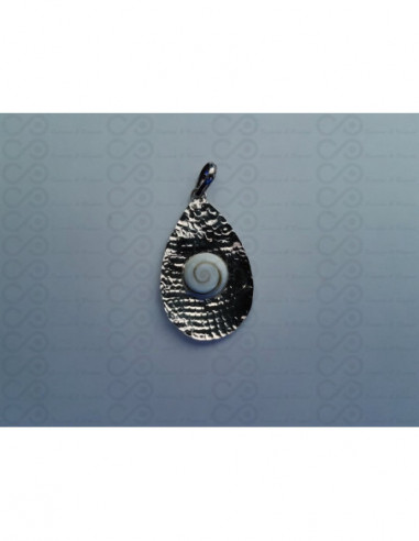 SP 0248 Pendant Shiva Eye Shell Silver