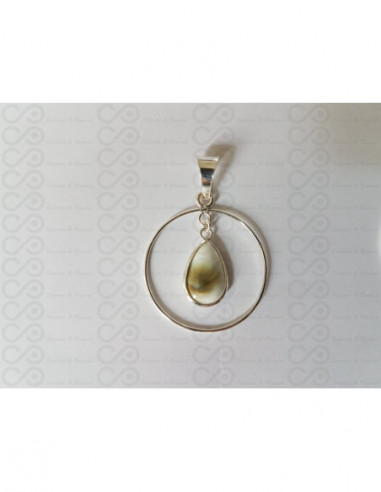 SP 0257d Anhänger Shiva Auge Silber