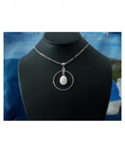 SP 0257o Pendant Shiva Eye Shell Silver