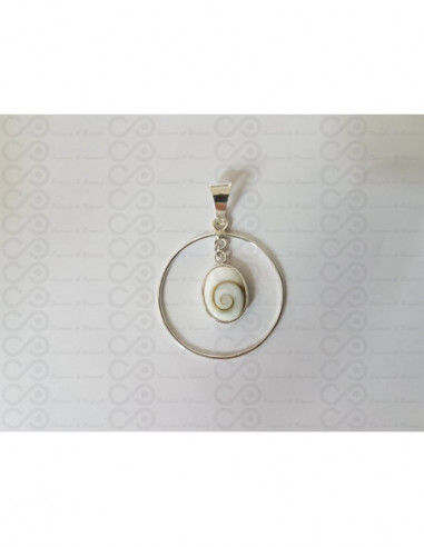 SP 0257o Pendentif Shiva Oeil Argent