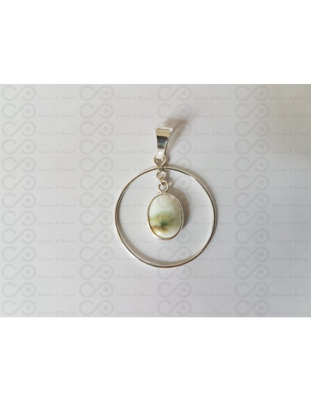 SP 0257o Pingente Olho Shiva Prata