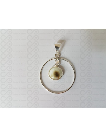 SP 0257r Colgante Shiva Ojo Plata