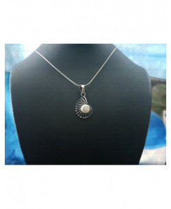 SP 0292 Pendant Shiva Eye Shell Silver