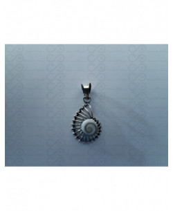 SP 0292 Pendant Shiva Eye Shell Silver 2
