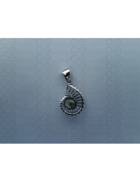 SP 0292 Pendentif Shiva Oeil Argent