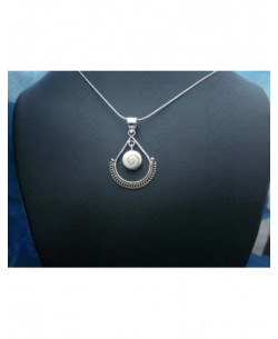 SP 0294 Pendant Shiva Eye Shell Silver