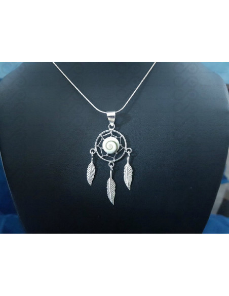 SP 0295 Pendant Shiva Eye Shell Silver