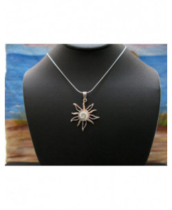 SP 0307 Pendant Shiva Eye Shell Silver