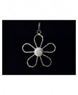 SP 0308 Pendant Shiva Eye Shell Silver 2