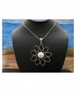 SP 0311 Pendant Shiva Eye Shell Silver