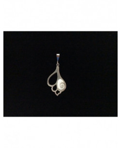 SP 0320 Pendant Shiva Eye Shell Silver 2