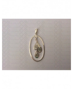 SP 0327 Pendant Shiva Eye Shell Silver 2