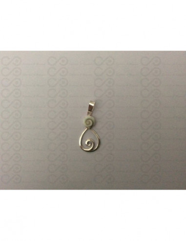 SP 0331 Pingente Olho Shiva Prata