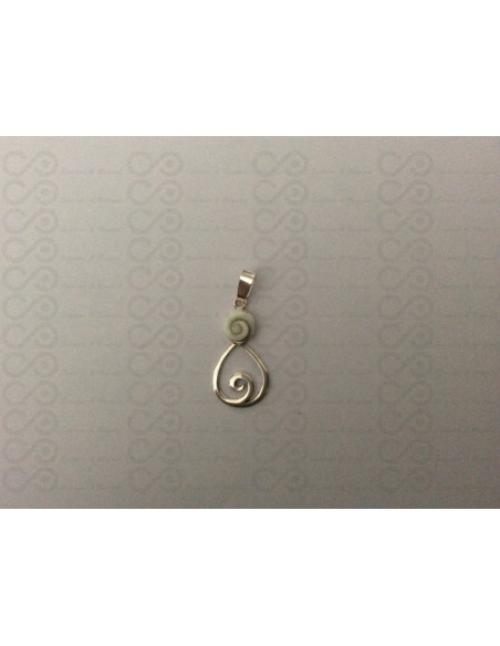 SP 0331 Pingente Olho Shiva Prata