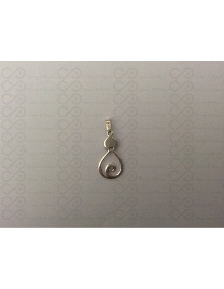 SP 0331 Pingente Olho Shiva Prata