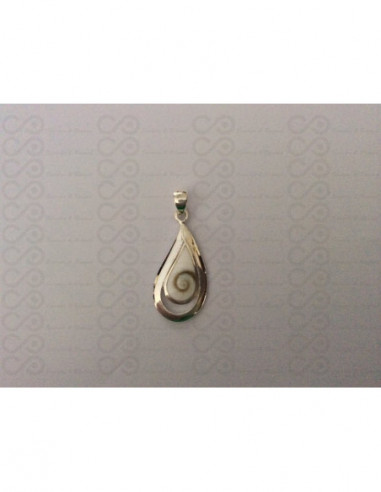 SP 0335 Pendant Shiva Eye Shell Silver