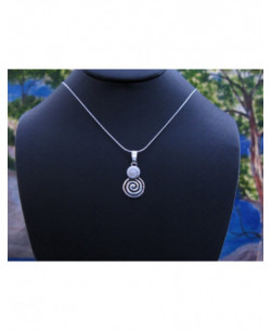 SP 0343 Pendant Shiva Eye Shell Silver