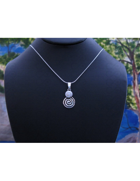 SP 0343 Pendant Shiva Eye Shell Silver