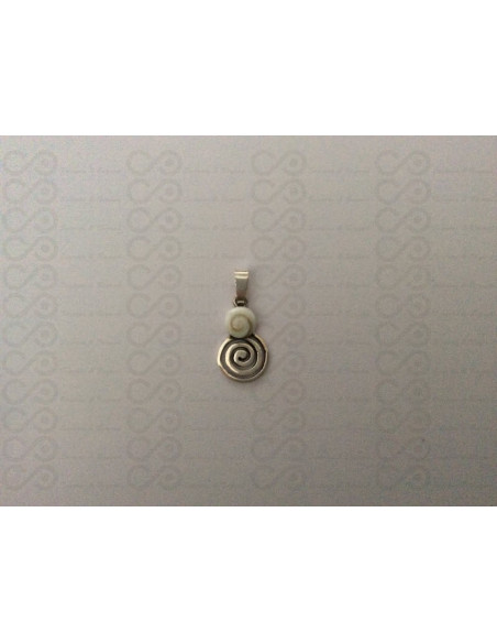 SP 0343 Pendant Shiva Eye Shell Silver
